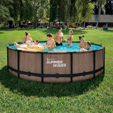 Summer waves zwembad elite frame 427 x 107 cm