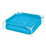 Summer waves zwembad small frame 122 x 122 x 30 cm blauw