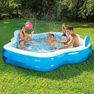Summer waves zwembad familie elegant 2-rings 279 x 254 x 66 cm