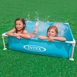Kinderzwembad met frame-Blauw