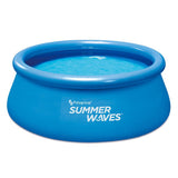 Summer waves zwembad quick set 244 x 76 cm + filterpomp