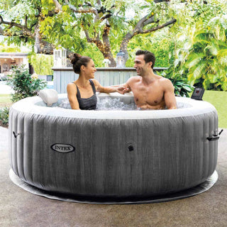 Intex opblaasbare spa Greywood Deluxe 4 persoons