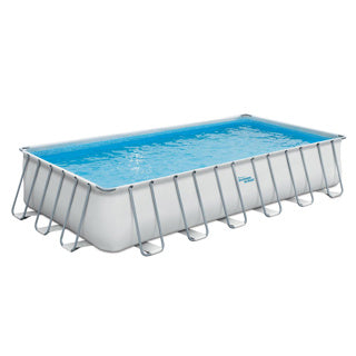 Summer waves zwembad elite frame rectangular 732 x 366 x 132 cm + filterpomp