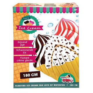 Luchtbed roomijshoorn assorti 180 cm