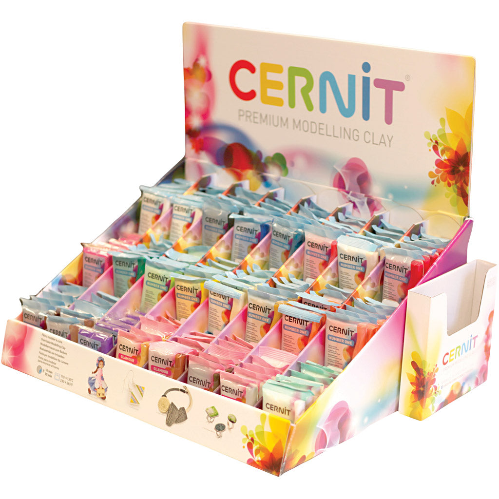 Cernit , diverse kleuren, 24x6 doos 1 doos