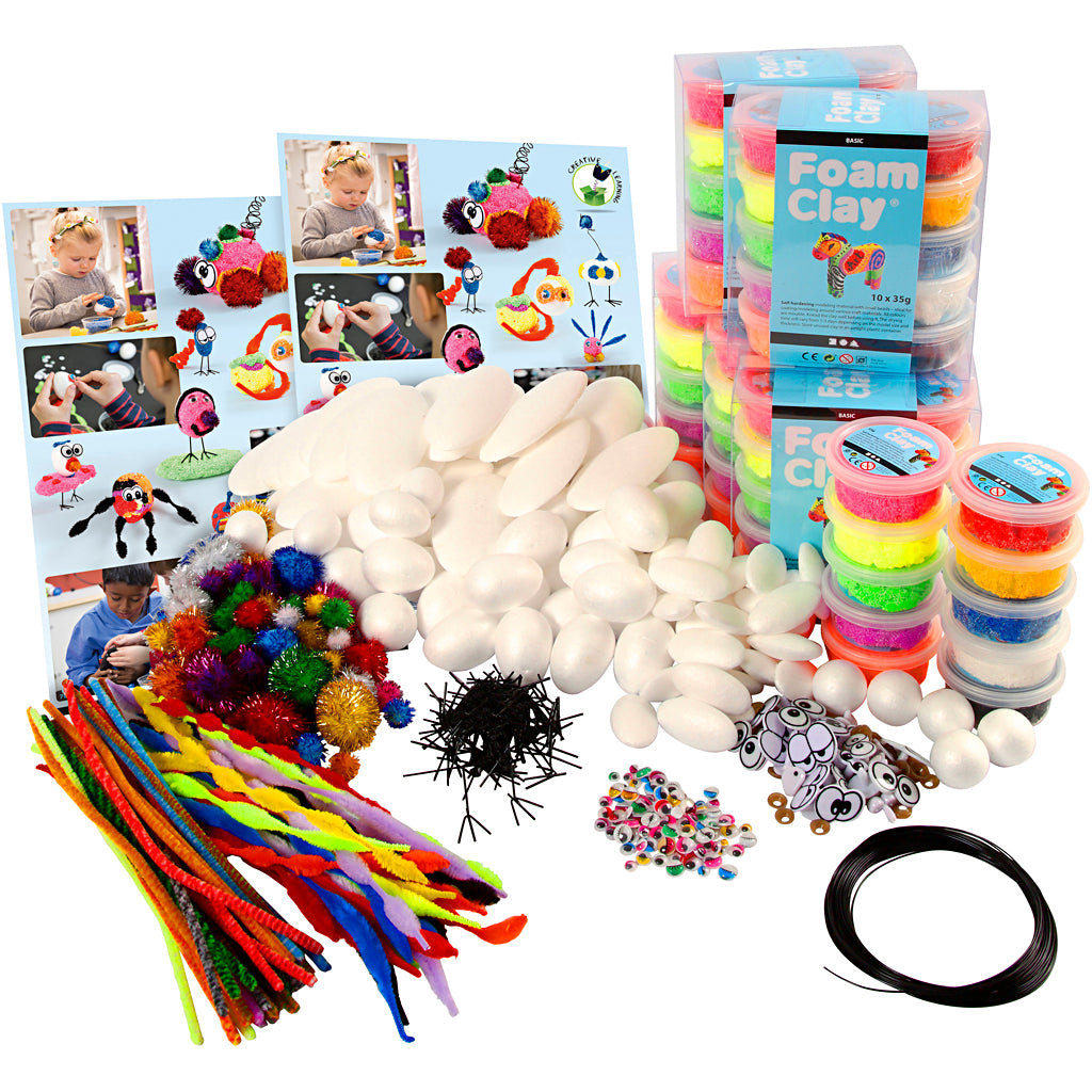 Foam clay groepsset ® figuren, 1 doos