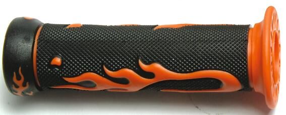 Vparts rubber handvat flame pr. retaining loops orang tnt flame decor, 623nj