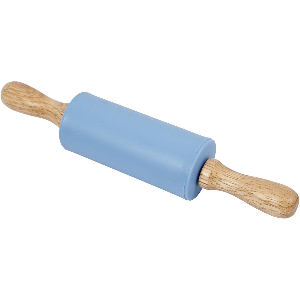 Creativ company deegroller, l: 23 cm, d 4.5 cm, lichtblauw, 1 stuk