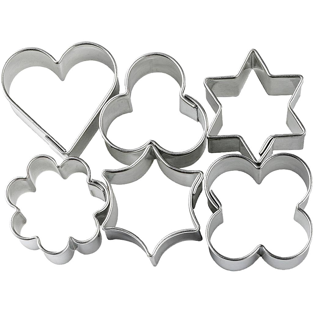 Fimo® uitsteekvormen, 6 stuk 1 doos