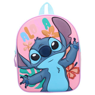 Disney stitch simply special rugzak 3d roze