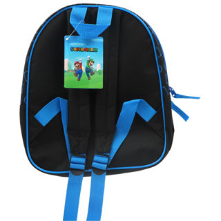 Undercover rugzak met voorvak super mario blauw