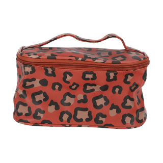 Geen merk make-up tas wildlife luipaard print