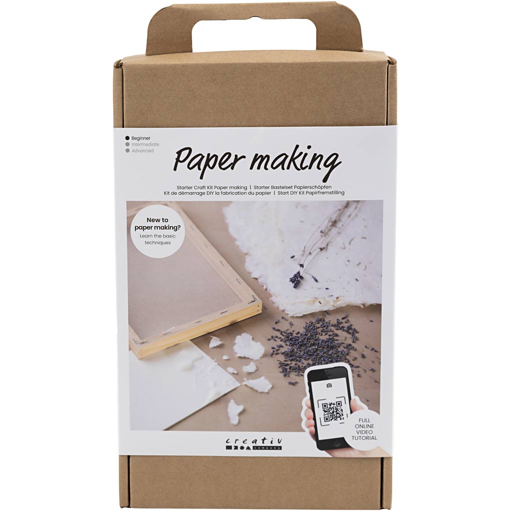 Creativ company starter hobbyset papier maken, 1 doos