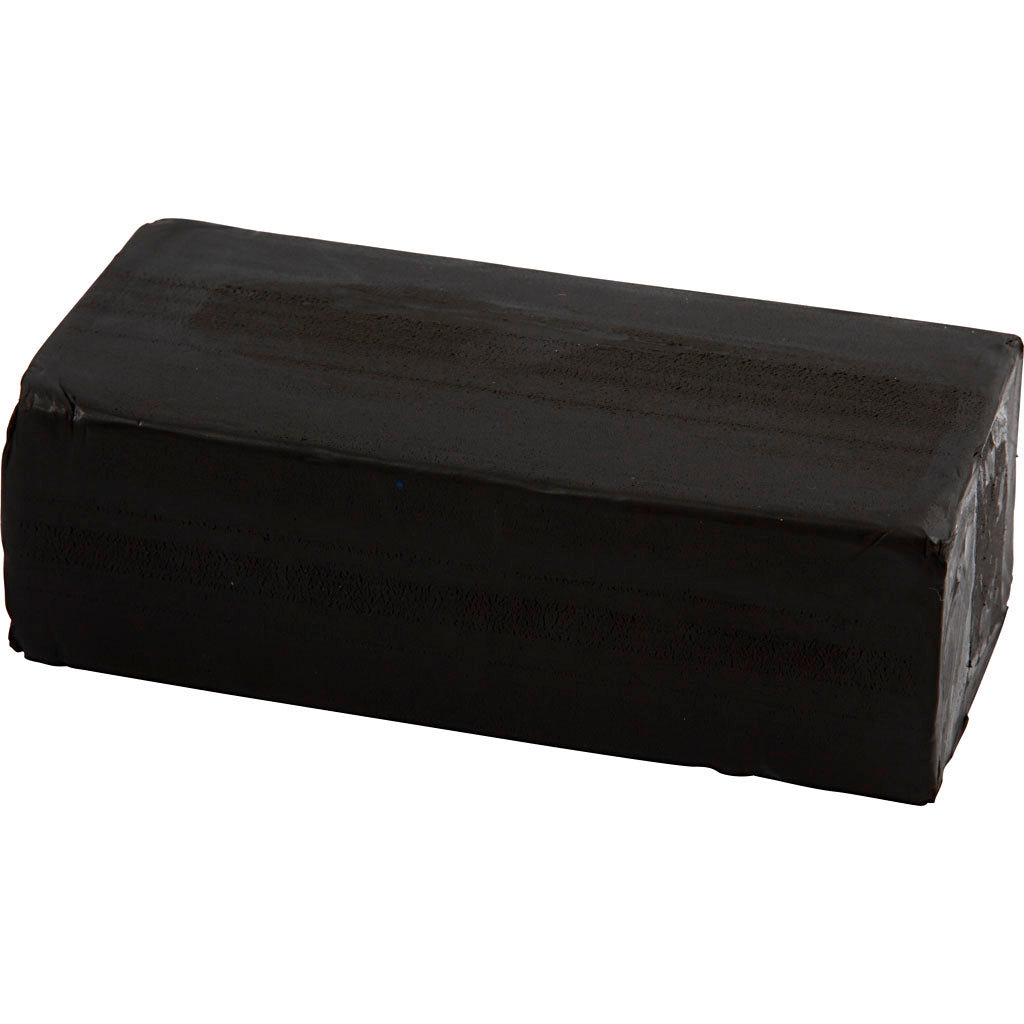 Zachte Klei - Zwart, 500gr.