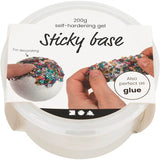 Creativ company sticky base, 200 gr 1 doosje