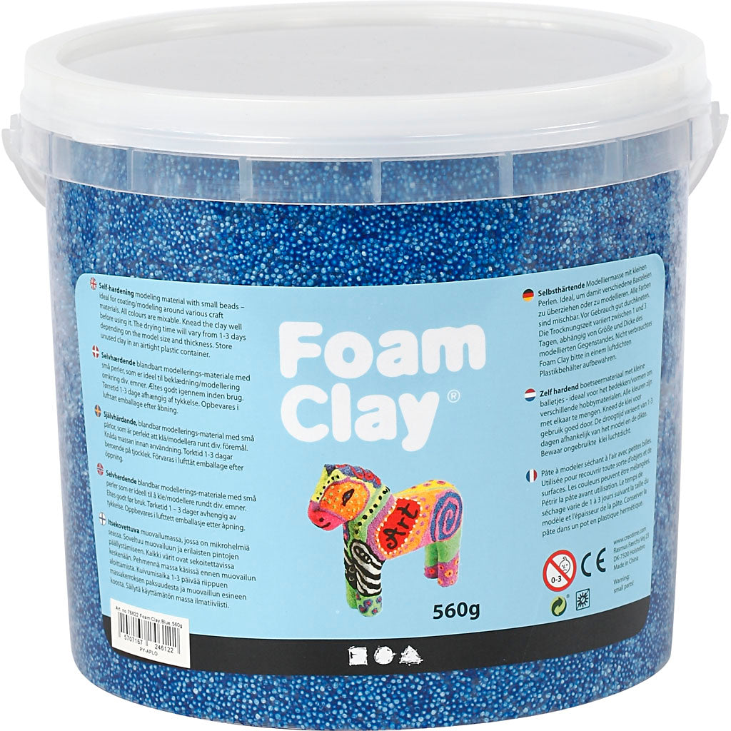 Foam Clay - Blauw, 560gr