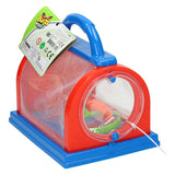 Insecten observatiekast rood blauw, 3dlg.