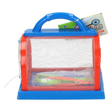 Insecten observatiekast rood blauw, 3dlg.