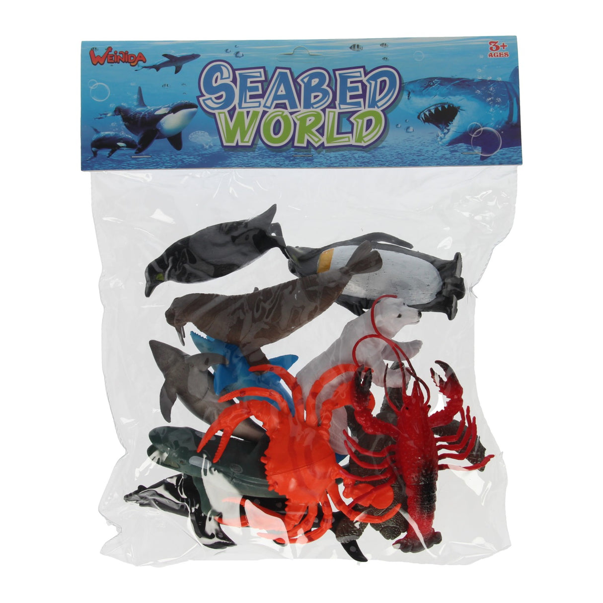 Grote speelfiguren oceaandieren, 11st.