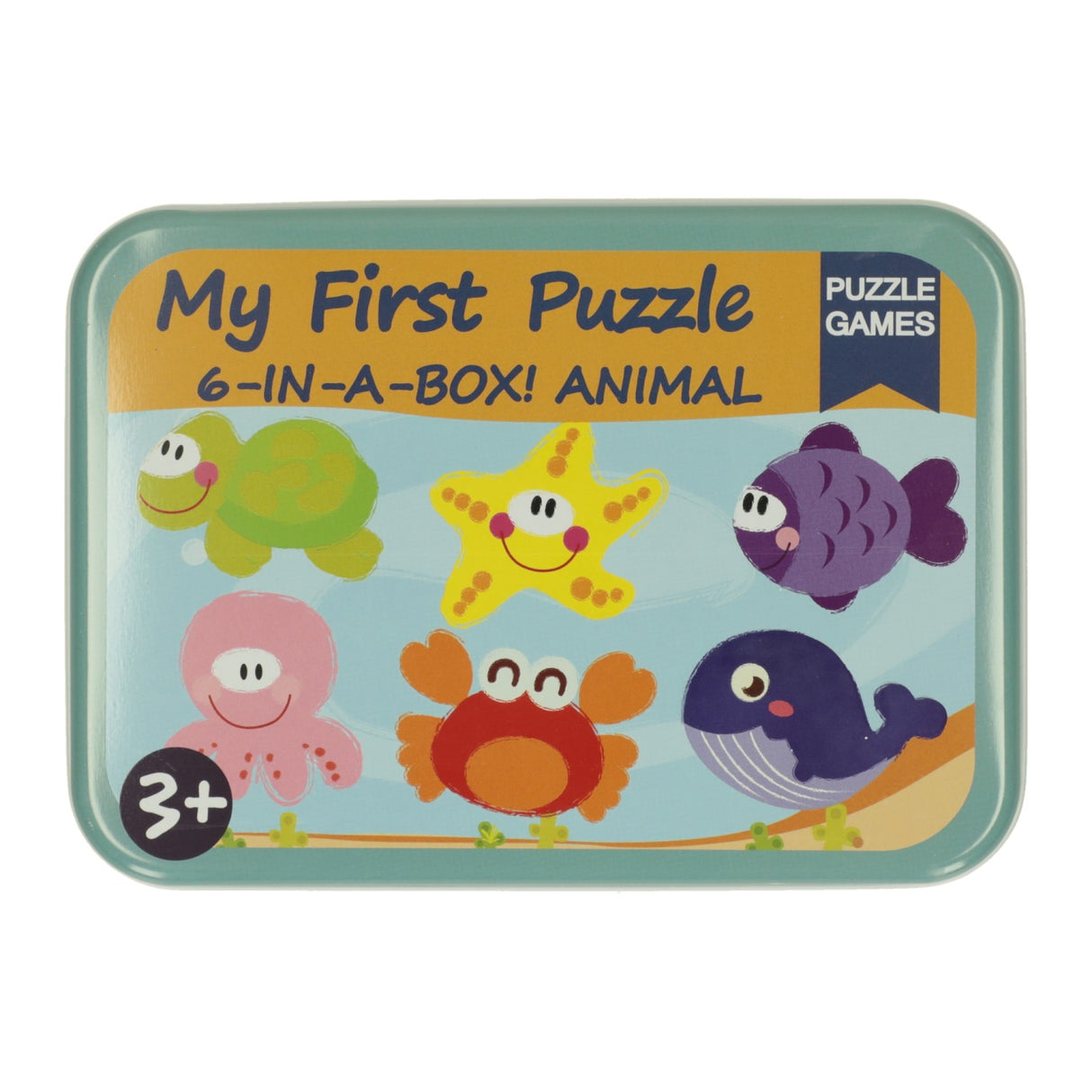 Mijn eerste 6 puzzzels in blik - onderwaterwereld