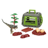 Dino speelset met kooi