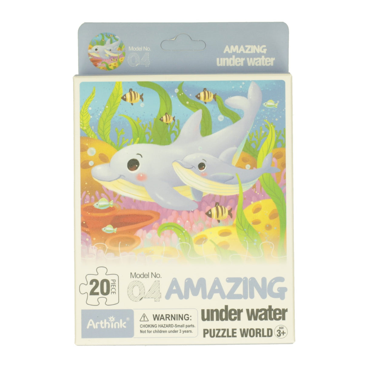Mini puzzel onderwaterwereld, 20st.