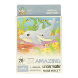 Mini puzzel onderwaterwereld, 20st.