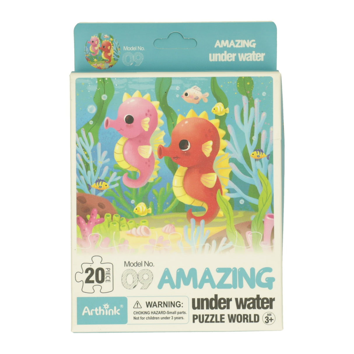 Mini puzzel onderwaterwereld, 20st.