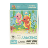 Mini puzzel onderwaterwereld, 20st.