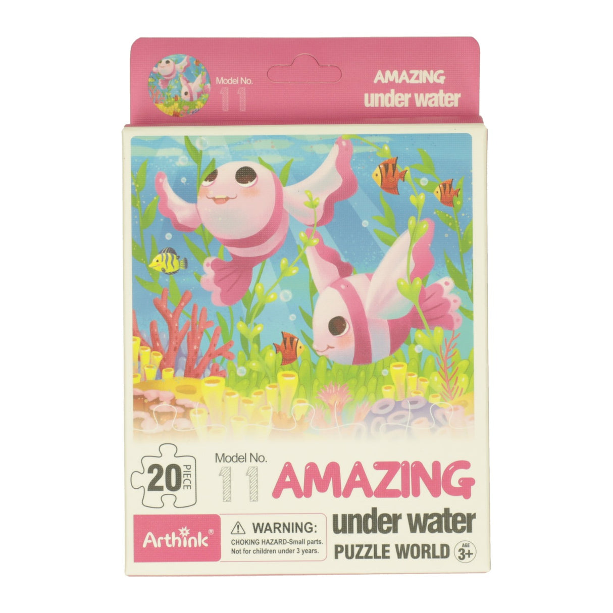 Mini puzzel onderwaterwereld, 20st.