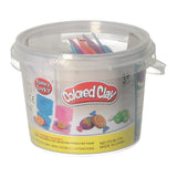 Kleiset in opbergbox snoepjes maken - 6 kleuren klei