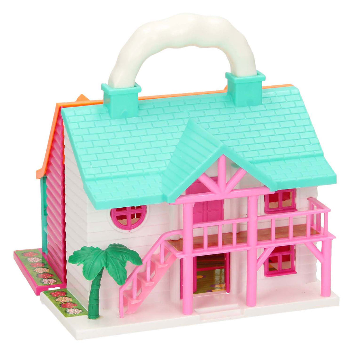 Speelhuis palmboom met accessoires.