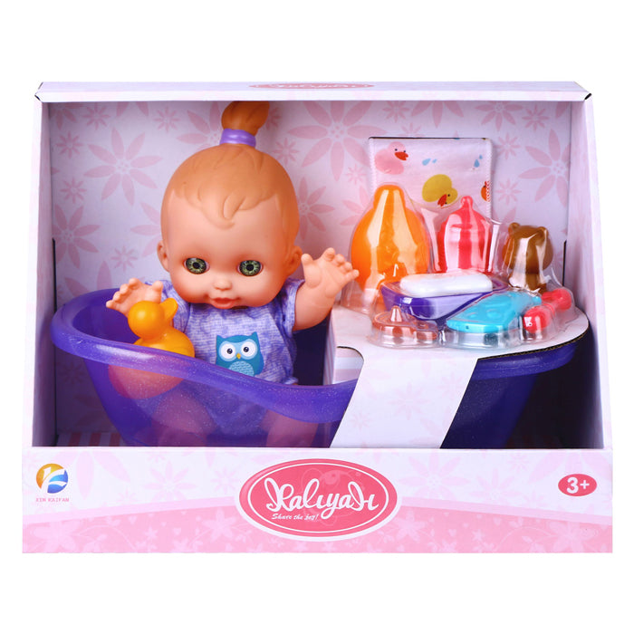 Poppenset met ligbad