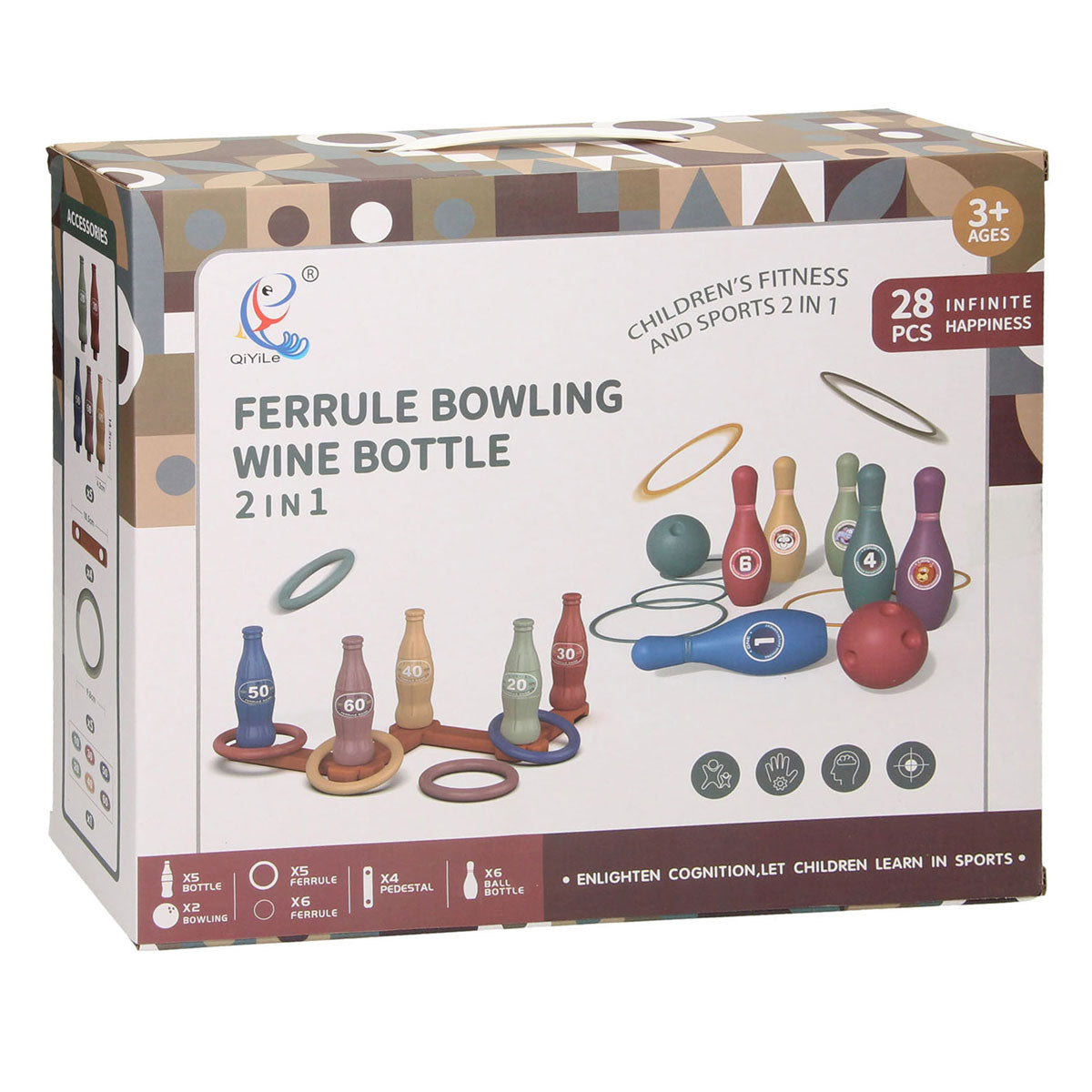 Ringwerpen bowlingspel 2in1