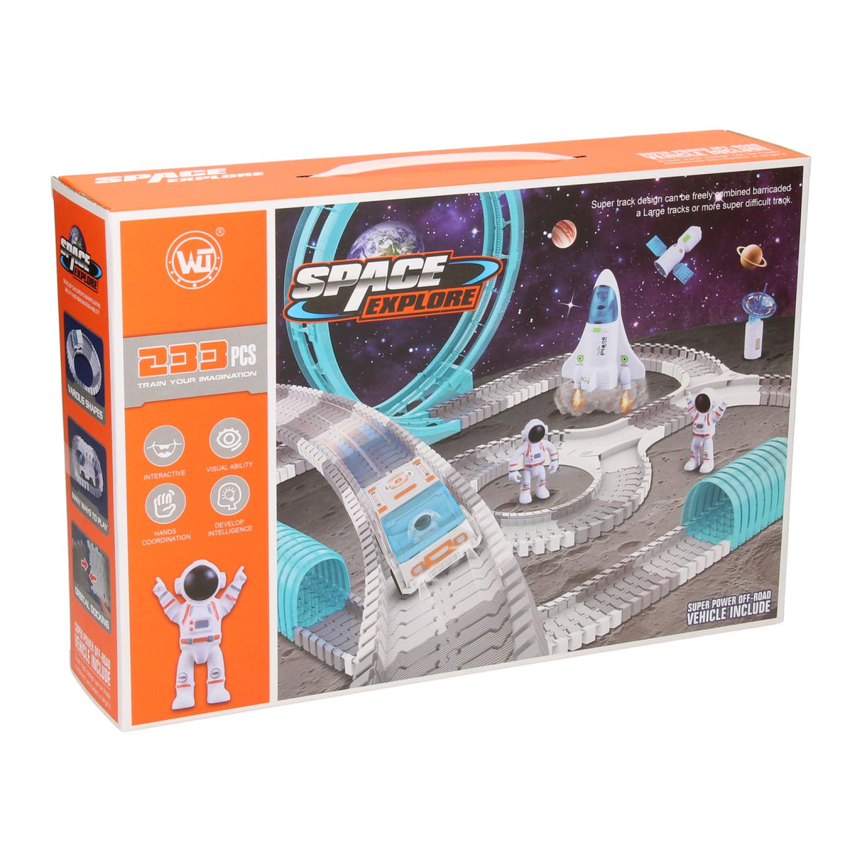Roadway racebaan set space explorer xl, 221dlg.