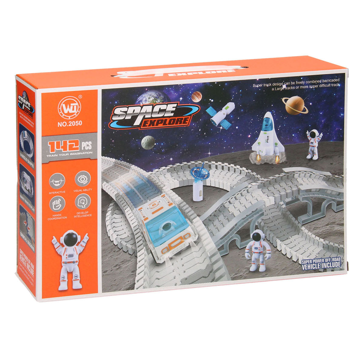 Roadway racebaan set space explorer, 142dlg.