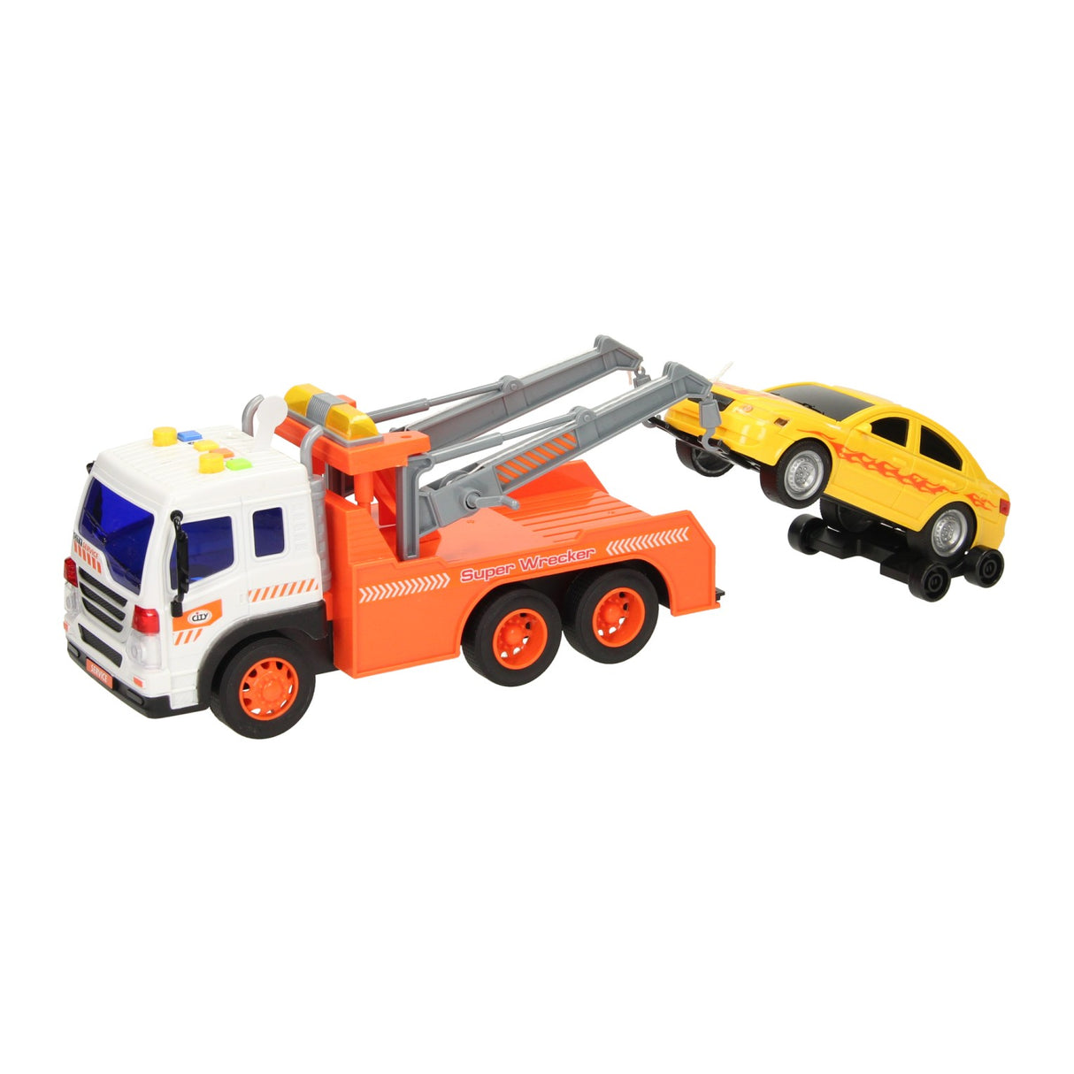 Truck afsleepwagen met licht en geluid