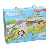 Legpuzzel wilde dieren, 100st.