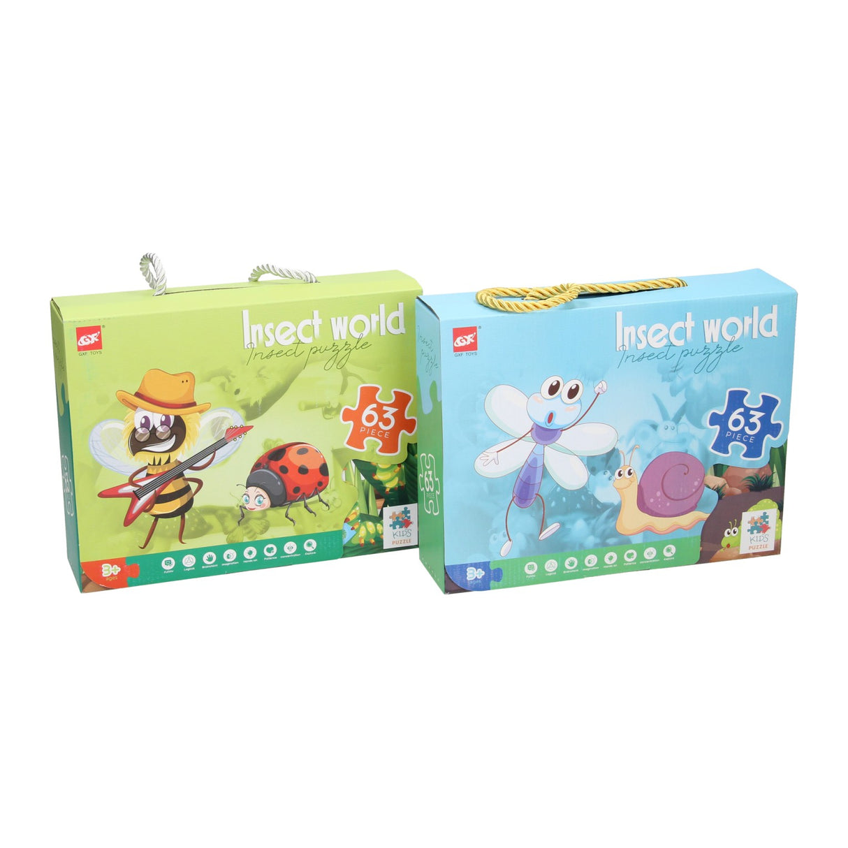 Legpuzzel insecten wereld, 63st.