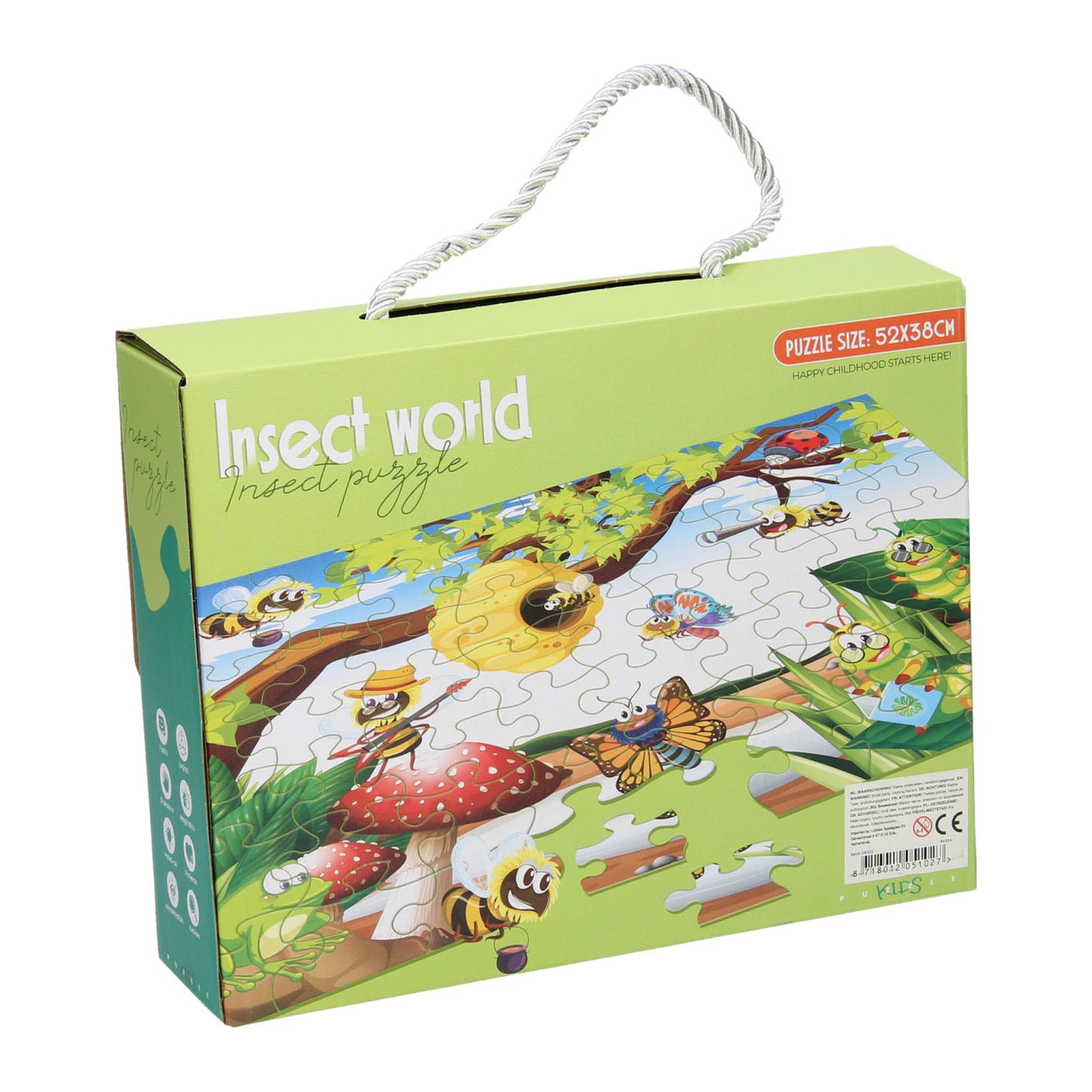 Legpuzzel insecten wereld, 63st.
