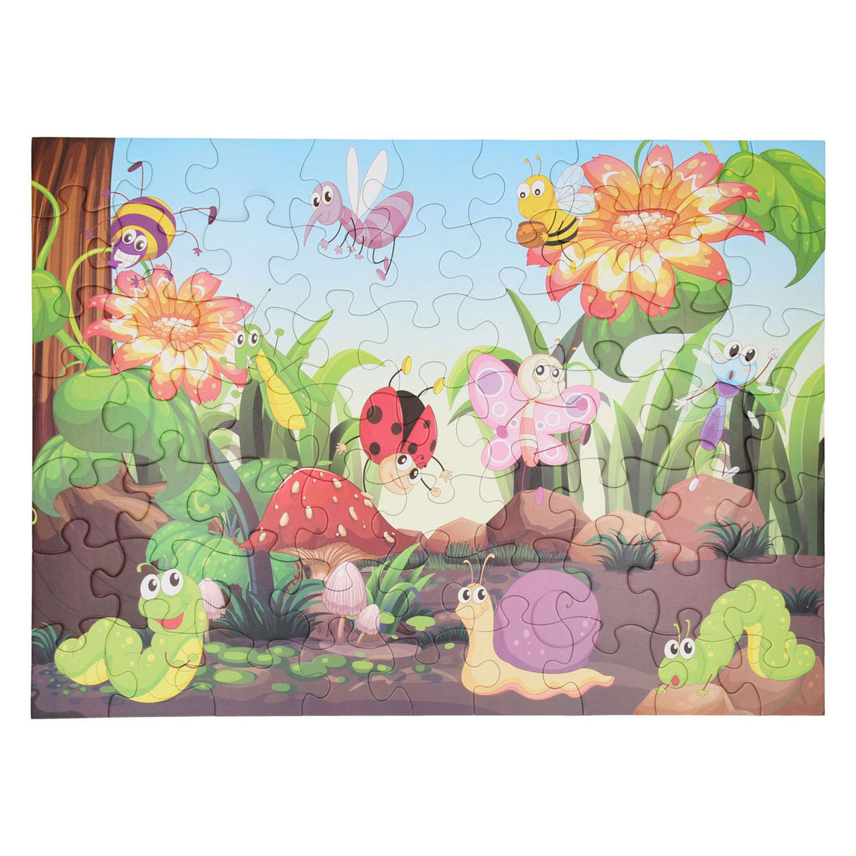 Legpuzzel insecten wereld, 63st.