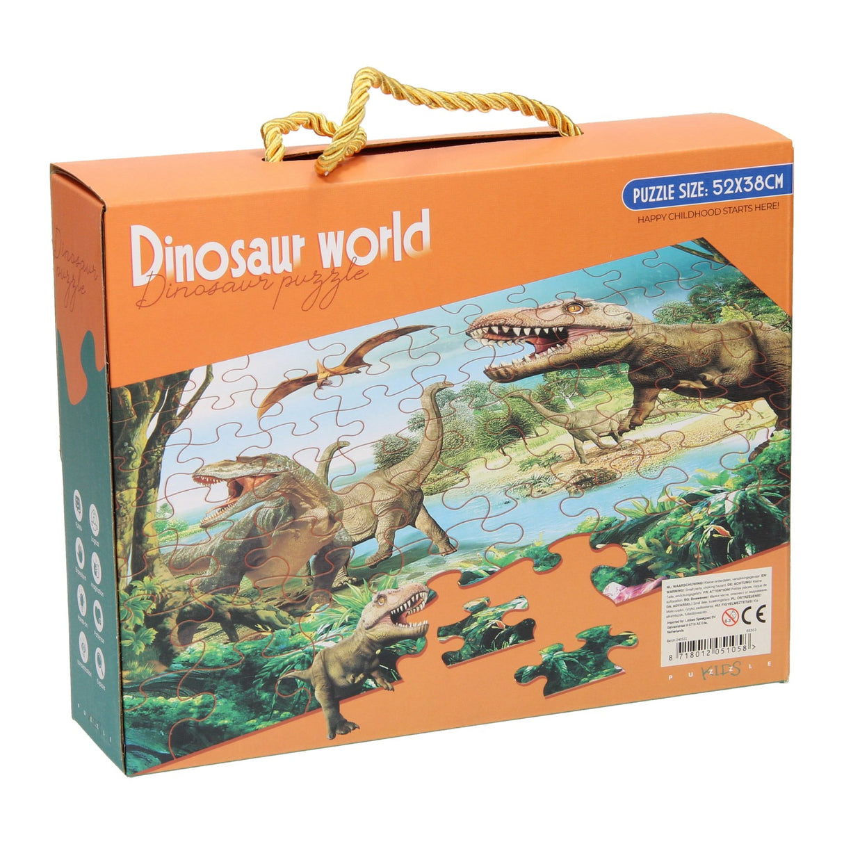 Legpuzzel dino wereld, 63st.