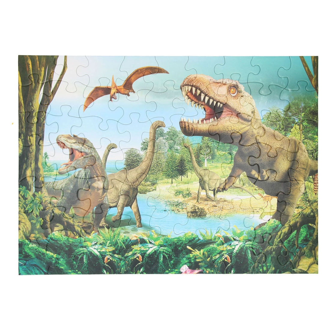 Legpuzzel dino wereld, 63st.