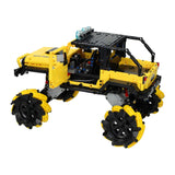 Rc happy build bestuurbare blokjes bouwset pickup truck - 1490dlg.