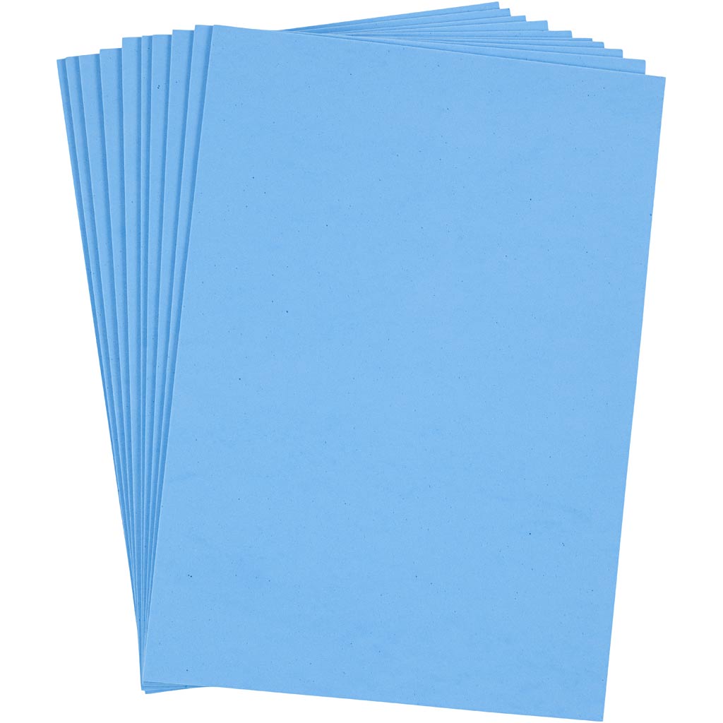 Creativ company foam vellen, a4, vel 210x297 mm, dikte 2 mm, lichtblauw, 10 vel 1 doos