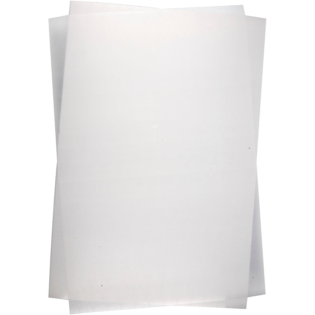 Creativ company vellen krimpfolie, vel 20x30 cm, dikte 0,3 mm, mat transparant, 100 vel 1 doos