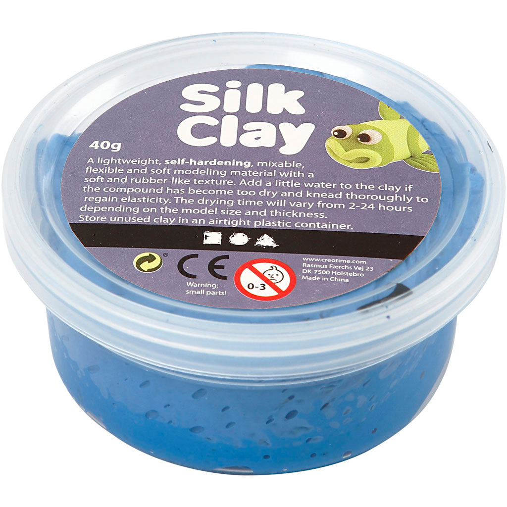 Silk Clay - Blauw, 40gr.