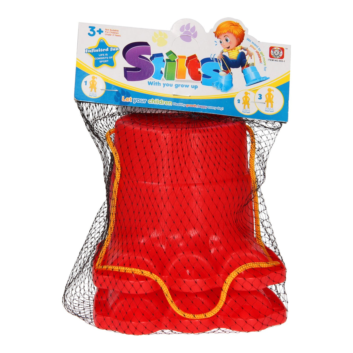 Loopklossen dino - rood