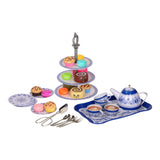 Theeset met etagère