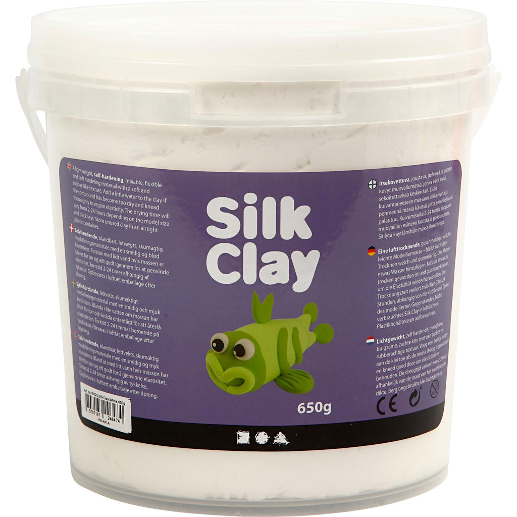 Silk Clay - Wit, 650gr.